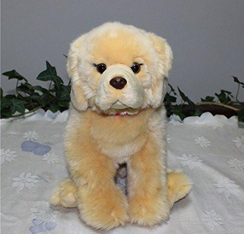 Toy - LightningStore Adorable Cute Sitting Golden Retriever Stuffed Animal Doll Realistic Looking Plush Toys Plushie Children's Gifts Animals