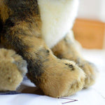 Toy - LightningStore Adorable Cute Sitting Jackal Hyena Stuffed Animal Doll Realistic Looking Plush Toys Plushie Children's Gifts Animals + Toy Organizer Bag Bundle