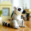 Toy - LightningStore Adorable Cute Sitting Lemur Ring Tailed Monkey Stuffed Animal Doll Realistic Looking Plush Toys Plushie Children's Gifts Animals