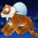 Toy - LightningStore Adorable Cute Sitting Orange Tiger Stuffed Animal Doll Realistic Looking Plush Toys Plushie Children's Gifts Animals
