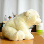 Toy - LightningStore Adorable Cute Sitting Polar Bear Stuffed Animal Doll Realistic Looking Plush Toys Plushie Children's Gifts Animals