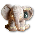 Toy - LightningStore Adorable Cute Sitting Purple Elephant Stuffed Animal Doll Realistic Looking Plush Toys Plushie Children's Gifts Animals