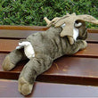 Toy - LightningStore Adorable Cute Sleeping Lying Moose Doll Realistic Looking Stuffed Animal Plush Toys Plushie Children's Gifts Animals