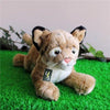Toy - LightningStore Adorable Cute Sleeping Lying Savanna Caracal Cat Bay Lion Cub Stuffed Animal Doll Realistic Looking Plush Toys Plushie Children's Gifts Animals