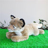 Toy - LightningStore Adorable Cute Sleeping Lying Savanna Caracal Cat Bay Lion Cub Stuffed Animal Doll Realistic Looking Plush Toys Plushie Children's Gifts Animals