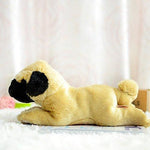 Toy - LightningStore Adorable Cute Sleeping Lying Shar Pei Bulldog Puppy Baby Dog Doll Realistic Looking Stuffed Animal Plush Toys Plushie Children's Gifts Animals