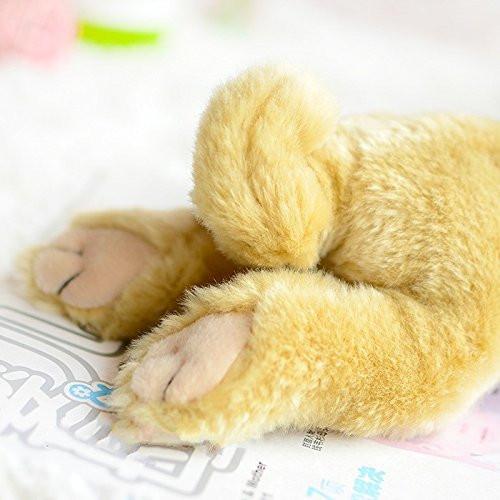 Toy - LightningStore Adorable Cute Sleeping Lying Shar Pei Bulldog Puppy Baby Dog Doll Realistic Looking Stuffed Animal Plush Toys Plushie Children's Gifts Animals