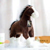 Toy - LightningStore Adorable Cute Standing Brown And White Horse Pony Doll Realistic Looking Stuffed Animal Plush Toys Plushie Children's Gifts Animals