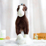 Toy - LightningStore Adorable Cute Standing Brown And White Horse Pony Doll Realistic Looking Stuffed Animal Plush Toys Plushie Children's Gifts Animals