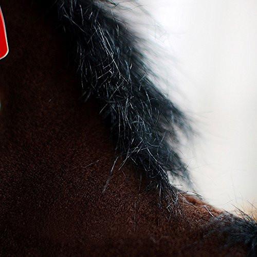Toy - LightningStore Adorable Cute Standing Brown And White Horse Pony Doll Realistic Looking Stuffed Animal Plush Toys Plushie Children's Gifts Animals