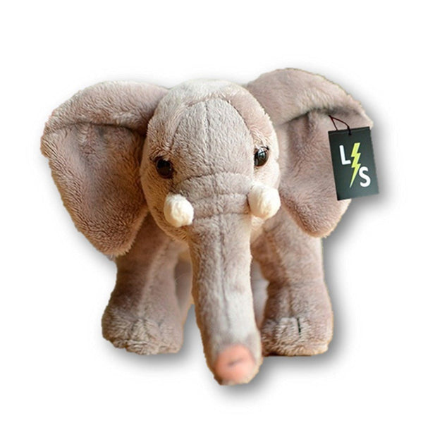 Toy - LightningStore Adorable Cute Standing Purple Elephant Stuffed Animal Doll Realistic Looking Plush Toys Plushie Children's Gifts Animals