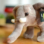 Toy - LightningStore Adorable Cute Standing Purple Elephant Stuffed Animal Doll Realistic Looking Plush Toys Plushie Children's Gifts Animals