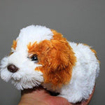 Toy - LightningStore Adorable Cute White And Orange Dog Puppy Doll Realistic Looking Stuffed Animal Plush Toys Plushie Children's Gifts Animals