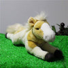 Toy - LightningStore Adorable Cute White And Yellow Pony Horse Stuffed Animal Doll Realistic Looking Plush Toys Plushie Children's Gifts Animals