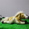 Toy - LightningStore Adorable Cute White And Yellow Pony Horse Stuffed Animal Doll Realistic Looking Plush Toys Plushie Children's Gifts Animals