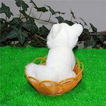 Toy - LightningStore Adorable Cute White Baby Fox Wolf Stuffed Animal Doll Realistic Looking Plush Toys Plushie Children's Gifts Animals