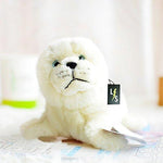 Toy - LightningStore Adorable Cute White Harp Seal Stuffed Animal Doll Realistic Looking Plush Toys Plushie Children's Gifts Animals