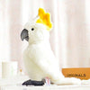 Toy - LightningStore Adorable Cute White Parrot Doll Realistic Looking Stuffed Animal Plush Toys Plushie Children's Gifts Animals