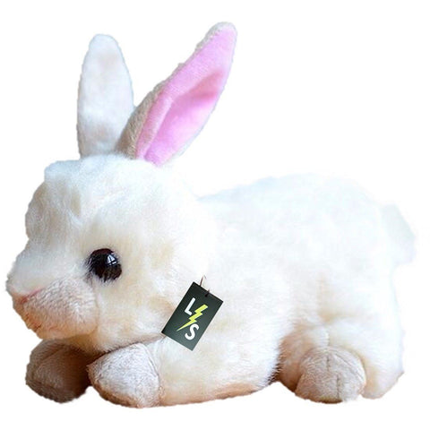 Toy - LightningStore Adorable Cute White Rabbit Rabit Bunny Doll Realistic Looking Stuffed Animal Plush Toys Plushie Children's Gifts Animals