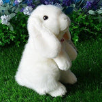 Toy - LightningStore Adorable Cute White Rabbit Stuffed Animal Doll Realistic Looking Plush Toys Plushie Children's Gifts Animals