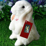 Toy - LightningStore Adorable Cute White Rabbit Stuffed Animal Doll Realistic Looking Plush Toys Plushie Children's Gifts Animals