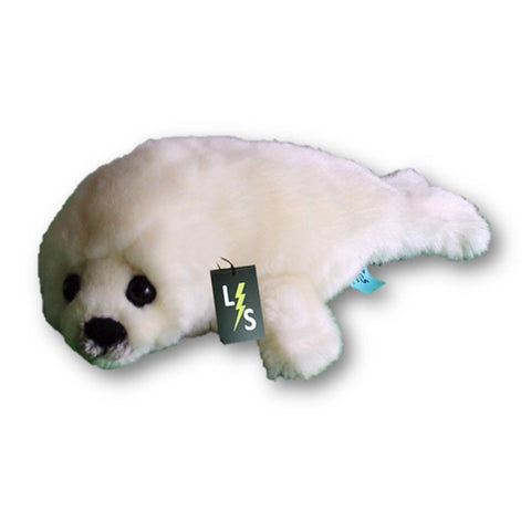 Toy - LightningStore Adorable Cute White Seal Stuffed Animal Doll Realistic Looking Plush Toys Plushie Children's Gifts Animals