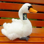 Toy - LightningStore Adorable Cute White Swan Stuffed Animal Doll Realistic Looking Plush Toys Plushie Children's Gifts Animals