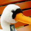 Toy - LightningStore Adorable Cute White Swan Stuffed Animal Doll Realistic Looking Plush Toys Plushie Children's Gifts Animals