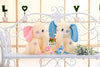 Toy - LightningStore Animal Plush Toy Blue Pink Cream Elephant Doll