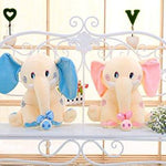 Toy - LightningStore Animal Plush Toy Blue Pink Cream Elephant Doll