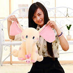 Toy - LightningStore Animal Plush Toy Blue Pink Cream Elephant Doll