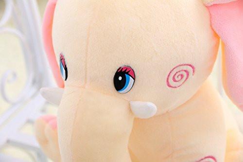 Toy - LightningStore Animal Plush Toy Blue Pink Cream Elephant Doll