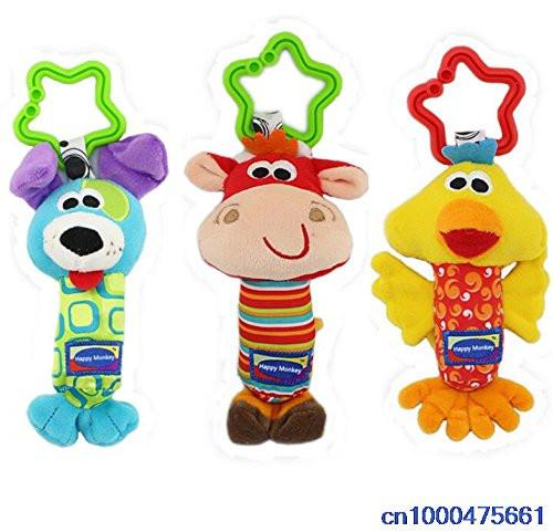 Toy - LightningStore Baby Toys Rattle Tinkle Hand Bell Multifunctional Plush Stroller