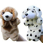 Toy - LightningStore Cute Brown Black And White Oreo Cookie And Cream Dalmatian Dog Hand Puppet For Story Telling Bedtime Stories Doll Realistic Looking Stuffed Animal Plush Toys Plushie Children's