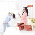 Toy - LightningStore Cute Fake Simulation Soft Cushion Orange Bricks Pretend Doll Realistic Looking Stuffed Animal Plush Toys Plushie Children's Gifts Animals