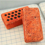 Toy - LightningStore Cute Fake Simulation Soft Cushion Orange Bricks Pretend Doll Realistic Looking Stuffed Animal Plush Toys Plushie Children's Gifts Animals