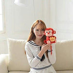 Toy - LightningStore Cute Red Chinese Zodiac Monkey Doll Realistic Looking Stuffed Animal Plush Toys Plushie Children's Gifts Animals