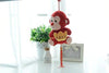 Toy - LightningStore Cute Red Chinese Zodiac Monkey Doll Realistic Looking Stuffed Animal Plush Toys Plushie Children's Gifts Animals