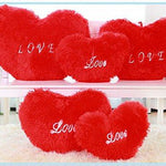 Toy - LightningStore Cute Red Heart Pillow Cushion Doll Realistic Looking Stuffed Animal Plush Toys Plushie Children's Gifts Animals