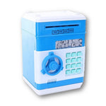 Toy - Lightningstore Electronic Passcode Locked Piggy Bank - Accepts Both Coins And Bills - Cash Deposit Safety Box - ATM Machine For Children Kids - Comes In Blue White Black Pink Red