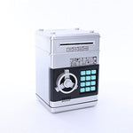 Toy - Lightningstore Electronic Passcode Locked Piggy Bank - Accepts Both Coins And Bills - Cash Deposit Safety Box - ATM Machine For Children Kids - Comes In Blue White Black Pink Red