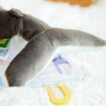Toy - LightningStore Large Big Adorable Cute Gray White Humpback Whale Doll Realistic Looking Stuffed Animal Plush Toys Plushie Children's Gifts Animals