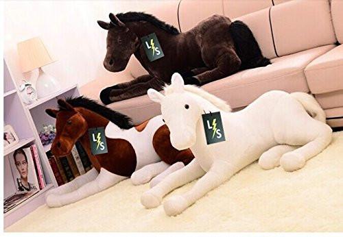 Toy - LightningStore New Release!!!! Must Have Animal Big Giant Large Pony Horse Plush Toy About 70x40cm Horse Doll