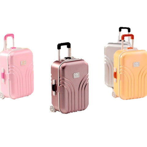 Toy - LightningStore Pink Brown Silver Suitcase Music Box - An Excellent Gift For Children, Teens, And Adults - Light Up Your Day With Relaxing Music From This Musical Box