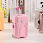 Toy - LightningStore Pink Brown Silver Suitcase Music Box - An Excellent Gift For Children, Teens, And Adults - Light Up Your Day With Relaxing Music From This Musical Box