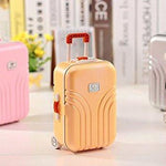 Toy - LightningStore Pink Brown Silver Suitcase Music Box - An Excellent Gift For Children, Teens, And Adults - Light Up Your Day With Relaxing Music From This Musical Box