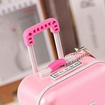 Toy - LightningStore Pink Brown Silver Suitcase Music Box - An Excellent Gift For Children, Teens, And Adults - Light Up Your Day With Relaxing Music From This Musical Box