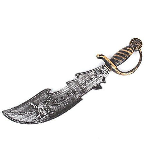 Toy - LightningStore Pirate Sword - Ancient Treasure Gold And Silver Skull Sword - If You've Always Wanted To Be A Pirate This Is Your Chance