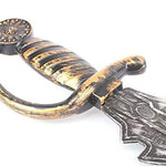 Toy - LightningStore Pirate Sword - Ancient Treasure Gold And Silver Skull Sword - If You've Always Wanted To Be A Pirate This Is Your Chance