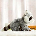 Toy - LightningStore Raccoon Doll Dolls Realistic Looking Stuffed Animal Plush Toys Plushie Children's Gifts Animals + Toy Organizer Bag Bundle